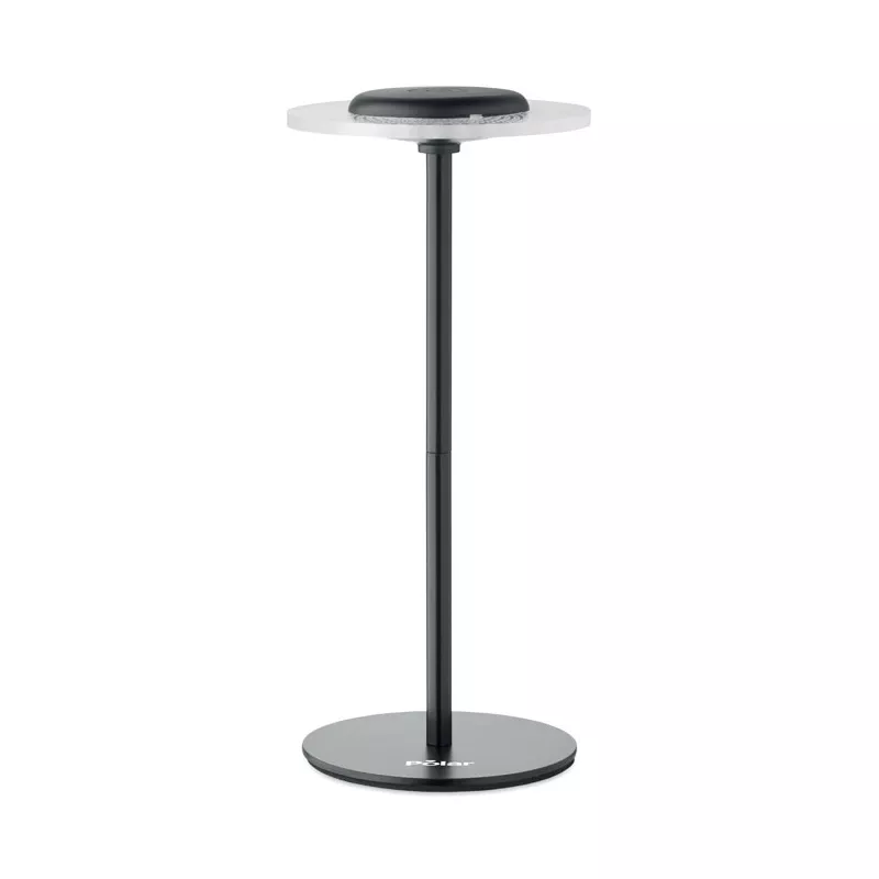 Lampka stołowa LED RGB metalowa z akumulatorem LOUNGE - Czarny (MO2950-03)