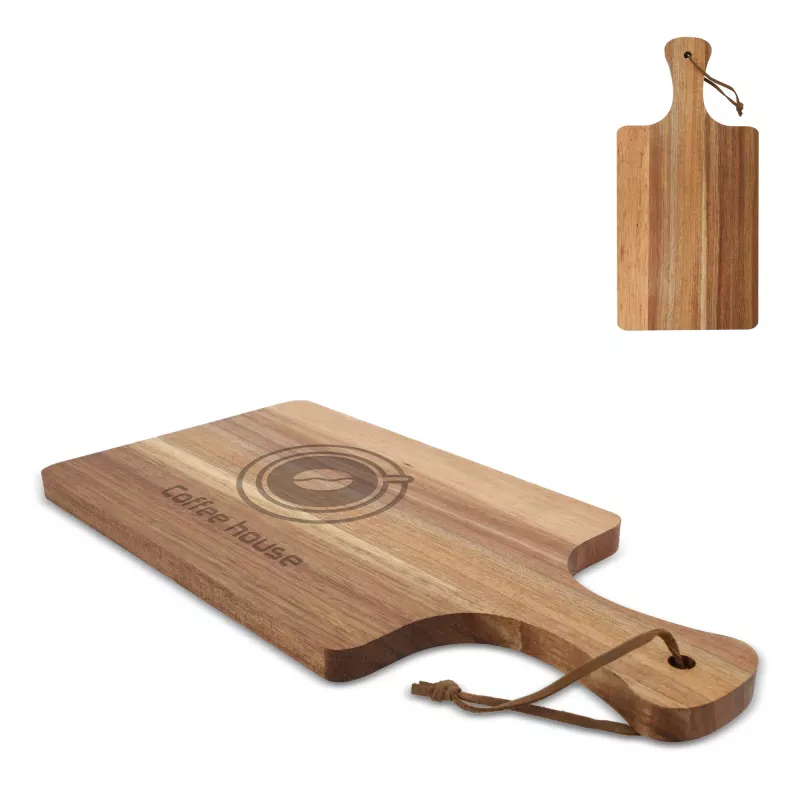 Akacjowa deska do serwowania 37 x 18 x 1,5 cm - drewniany (LT94493-N0093)