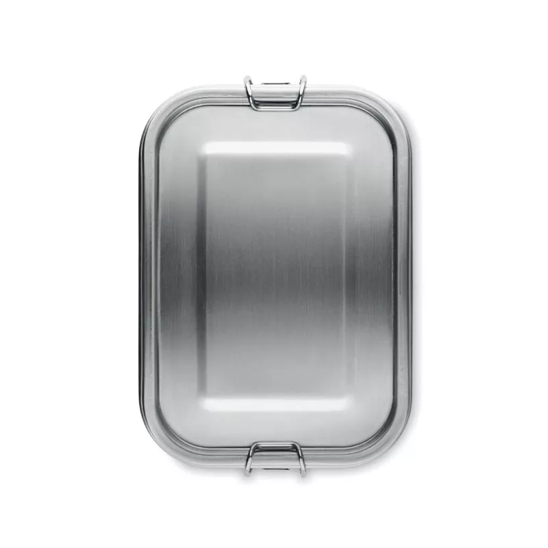 Lunchbox stalowy z klamrami 750 ml GOBUDDY - Srebrny Mat (MO2888-16)