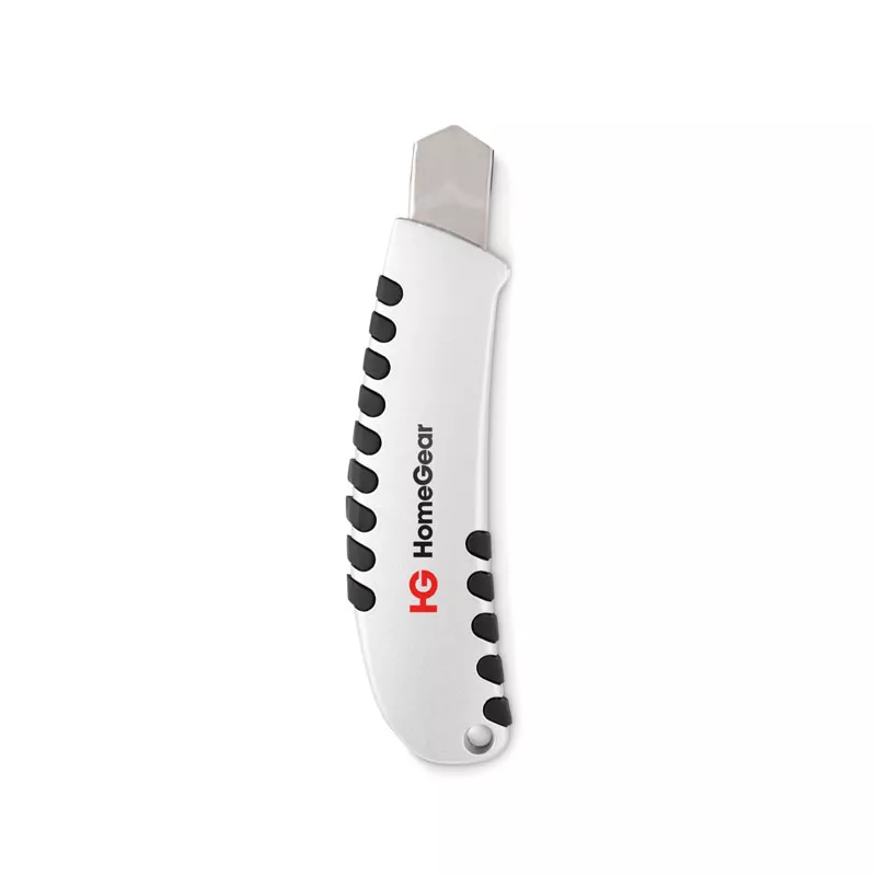 Nóż chowany z aluminium z 8 ostrzami BOWIE - Srebrny (MO6343-14)