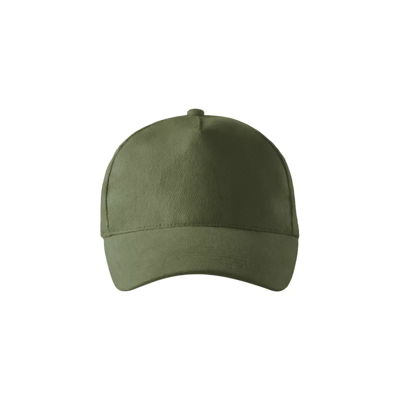 Reklamowa czapka z daszkiem 5 panelowa Malfini 5P 307 - Khaki (ADLER307-KHAKI)