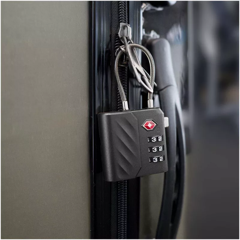 Zamek szyfrowy Xtorm Lock Tag TSA z funkcją lokalizacji - Czarny (12461390)