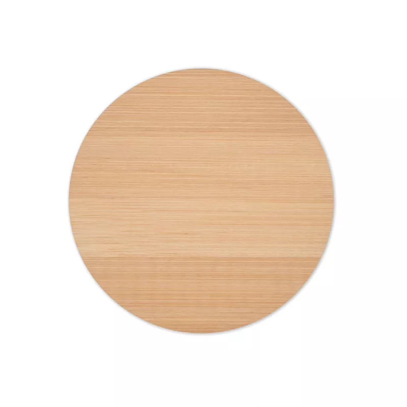 Podkładka pod kubek z bambusa okrągła Ø 8,5 cm BAYIN - Drewna (MO6602-40)