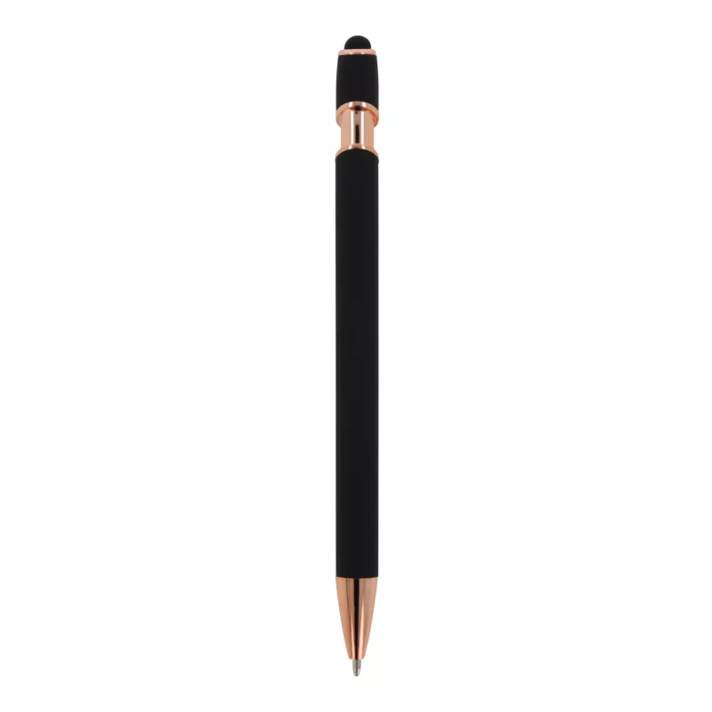 Długopis metalowy gumowany Paris Deluxe - czarny (LT87783-N0002)