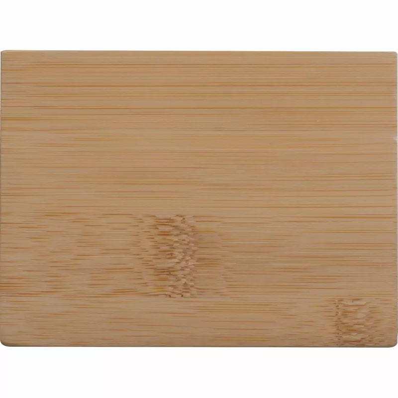 Karteczki biurowe w bambusowym pojemniku NATALINA - grey (2536013)