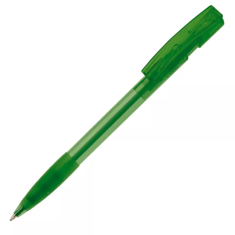 Transparentny długopis Nash - zielony transparentny (LT80802-N0431)