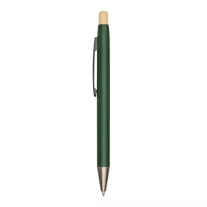 Długopis aluminiowy BAMBOO PUSHER - zielony (56-1102256)