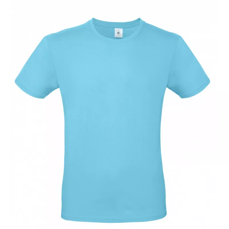 Koszulka reklamowa 145 g/m² B&C #E150 - Turquoise (440) (TU01T/E150-TURQUOISE)