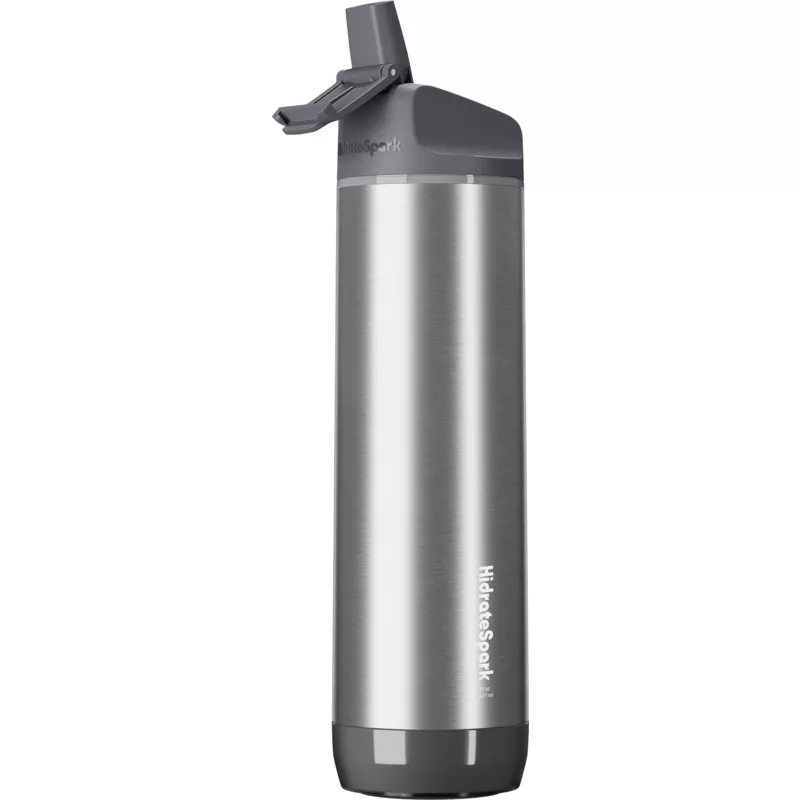 Inteligentny bidon na wodę HidrateSpark® PRO 600 ml ze stali nierdzewnej z izolacją próżniową - Stal nierdzewna (10074182)