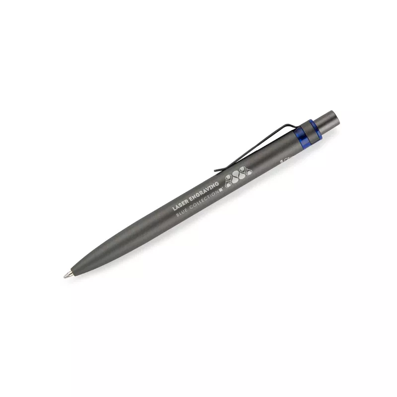 Długopis z recyklingowanego aluminium RAL - niebieski (19738-03)