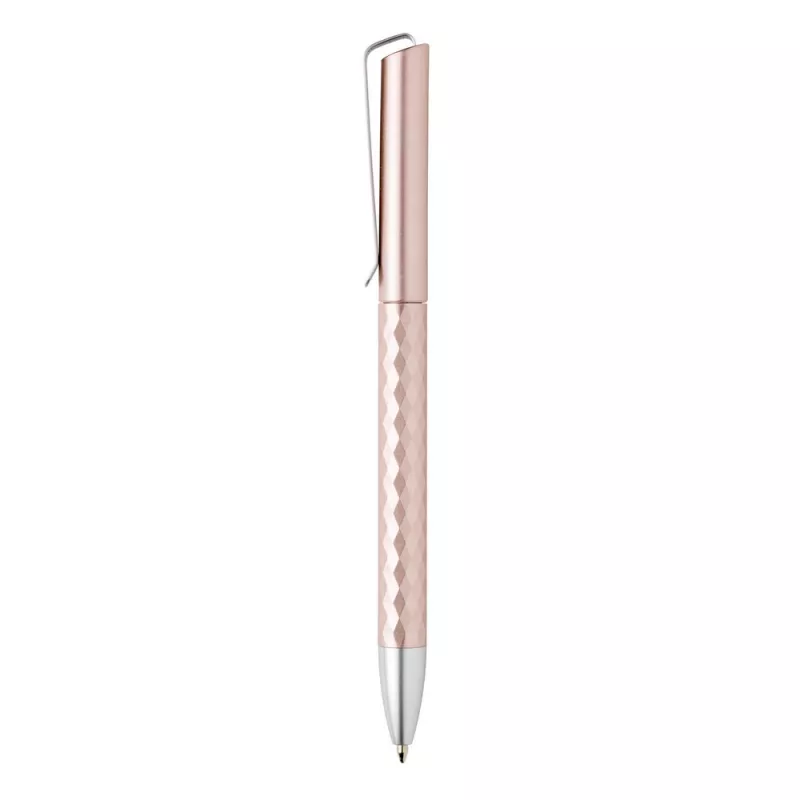 Długopis z ABS z metalowym klipem X3.1 - różowy (P610.930)