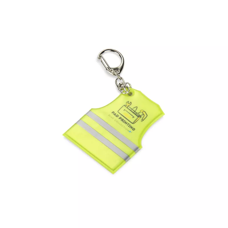 Brelok odblaskowy "kamizelka" REFLO - żółty (17930-12)