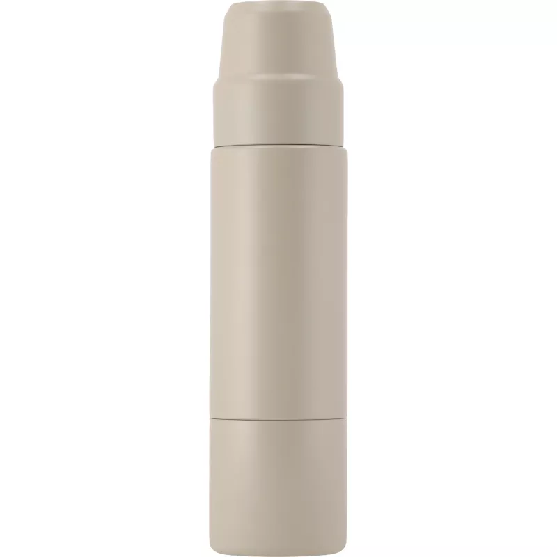 Termos stalowy z recyklingu LE BOURGET MoLu 1000 ml - beżowy (535213)
