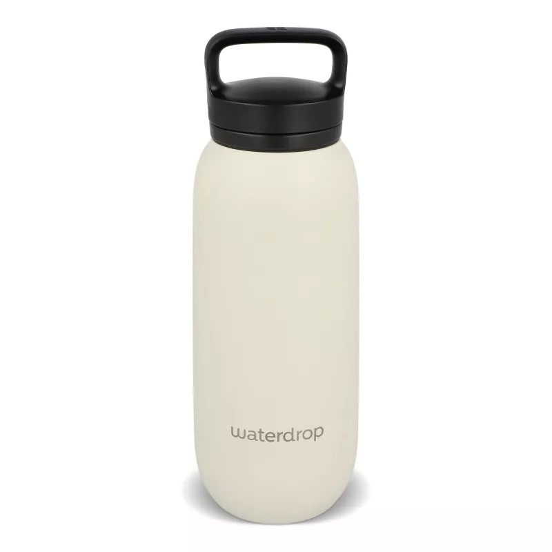 Termiczna butelka uniwersalna Waterdrop z ustnikiem 600 ml - beżowy (LT47000-N0055)