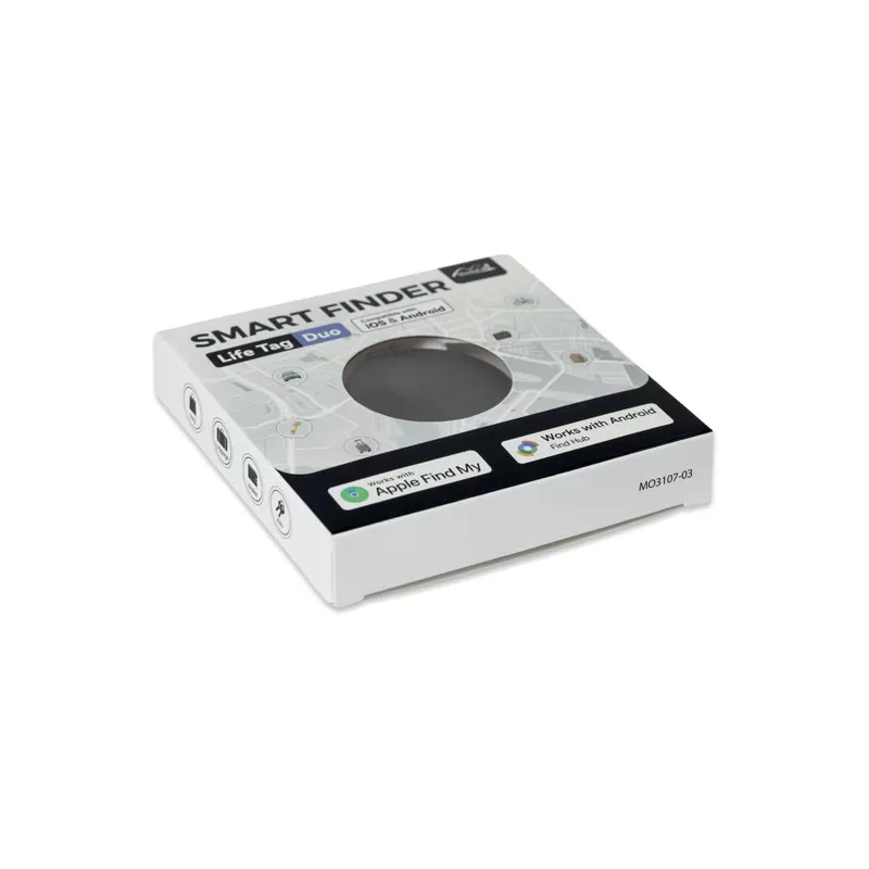 Lokalizator do kluczy Find My i Find Hub IP65 LIFEMATE - Czarny (MO3107-03)