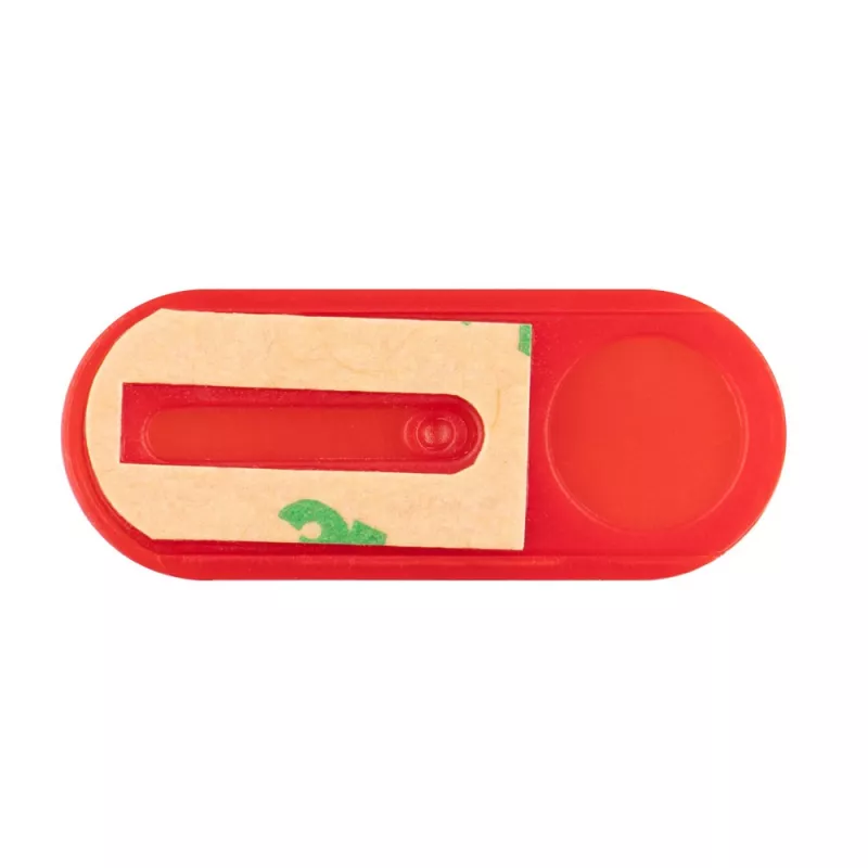 Zasłona na kamerę internetową - czerwony (V3971-05)