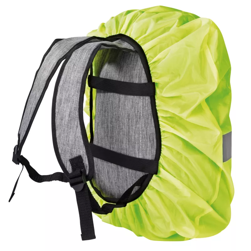 Ochrona przeciwdeszczowa do plecaków i tornistrów - czarny, żółty (56-0819901)