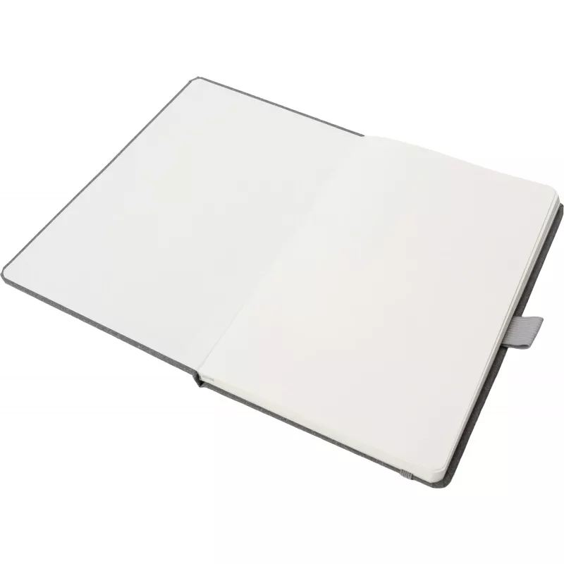 Notatnik A5 w kropki z papieru z recyklingu AGNESE - szary (2179907)