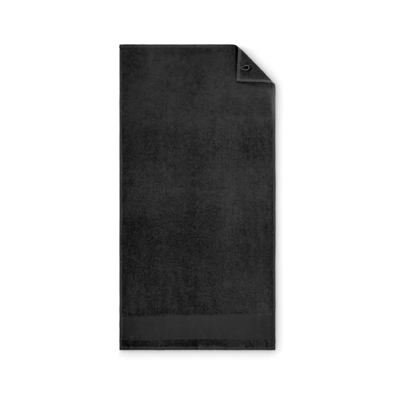 Ręcznik do rąk bawełniany 380 g/m² 50x100 cm ISLAND 50 - Czarny (MO2765-03)