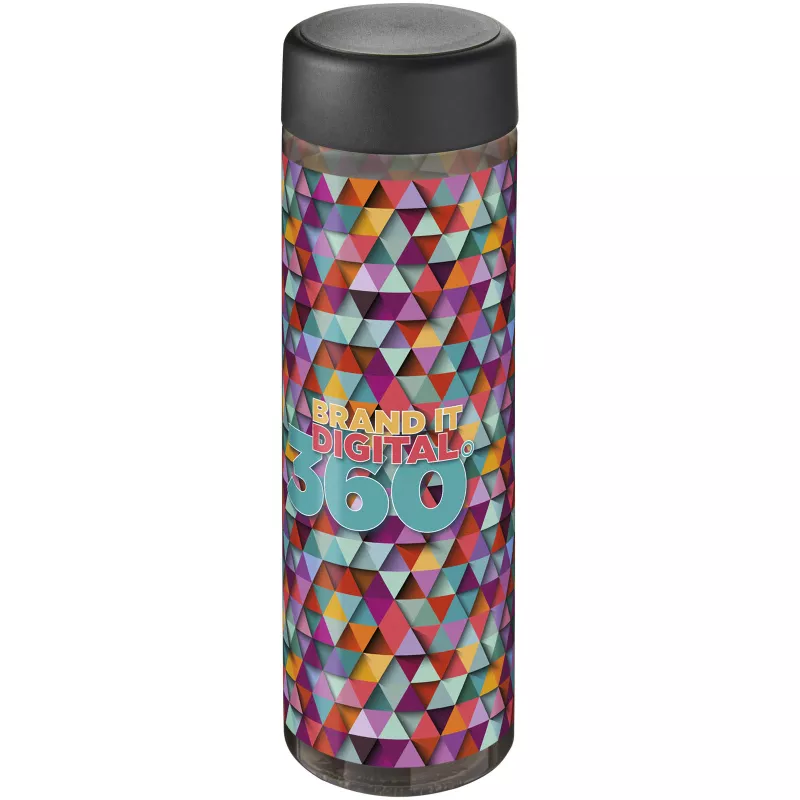 H2O Vibe 850 ml screw cap water bottle - Ciemnografitowy-Czarny (21043012)