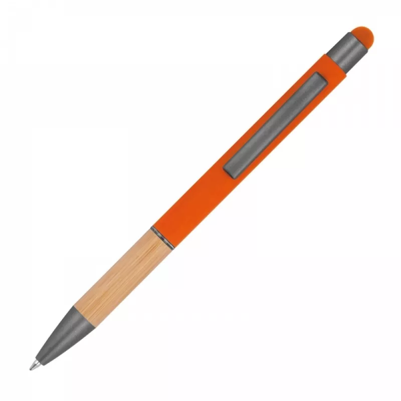 Długopis metalowy touch pen soft touch BRYGIDA - pomarańczowy (1358110)