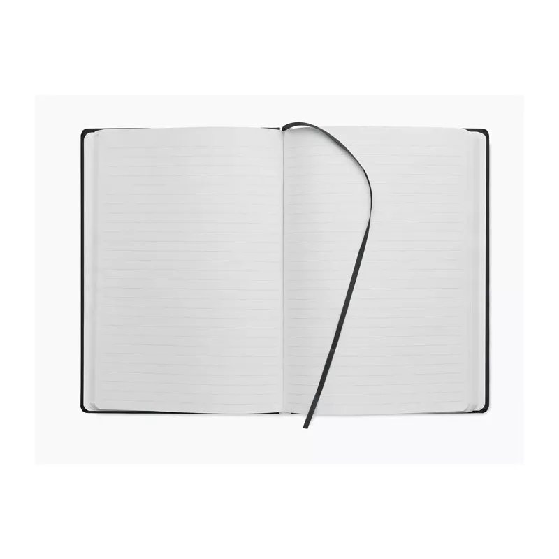 Notes A5 w okładce PU 100 kartek w linię OURS - Czarny (MO6580-03)