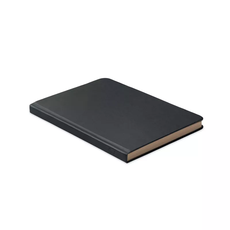 Notes A5 z trzciny cukrowej 80 kartek w linię SUGAR - Czarny (MO2695-03)