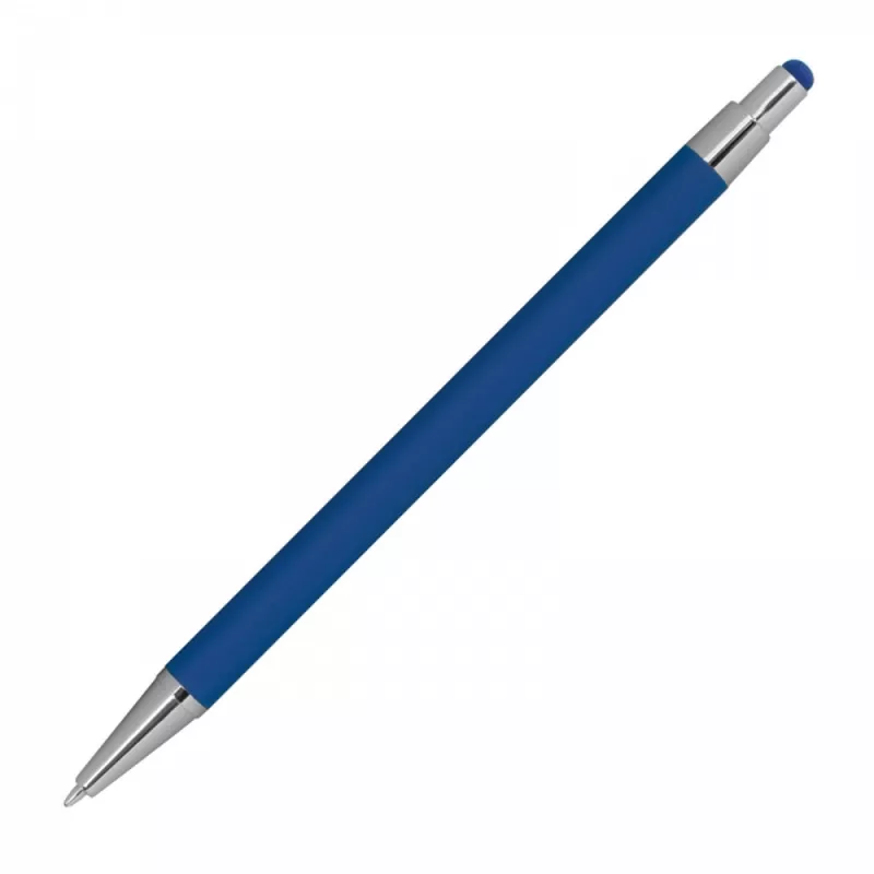 Długopis metalowy touch pen soft touch PAULA - niebieski (1096404)