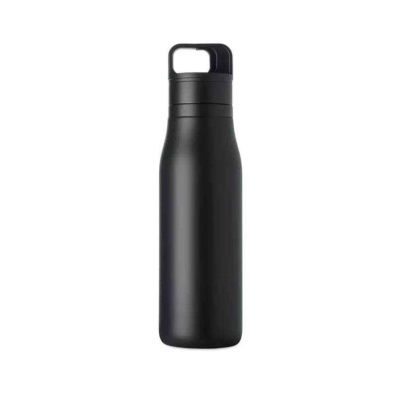 Butelka termiczna ze stali z recyklingu 500 ml EMPIRE - Czarny (MO3176-03)