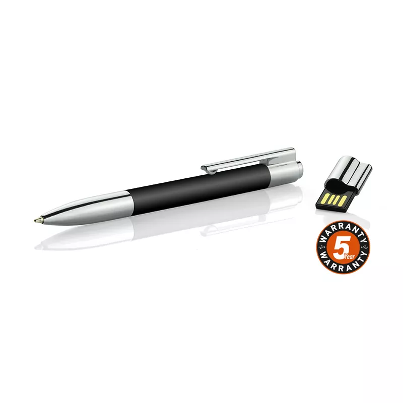 Długopis z pamięcią USB BRAINY 16 GB - czarny (44300-02)