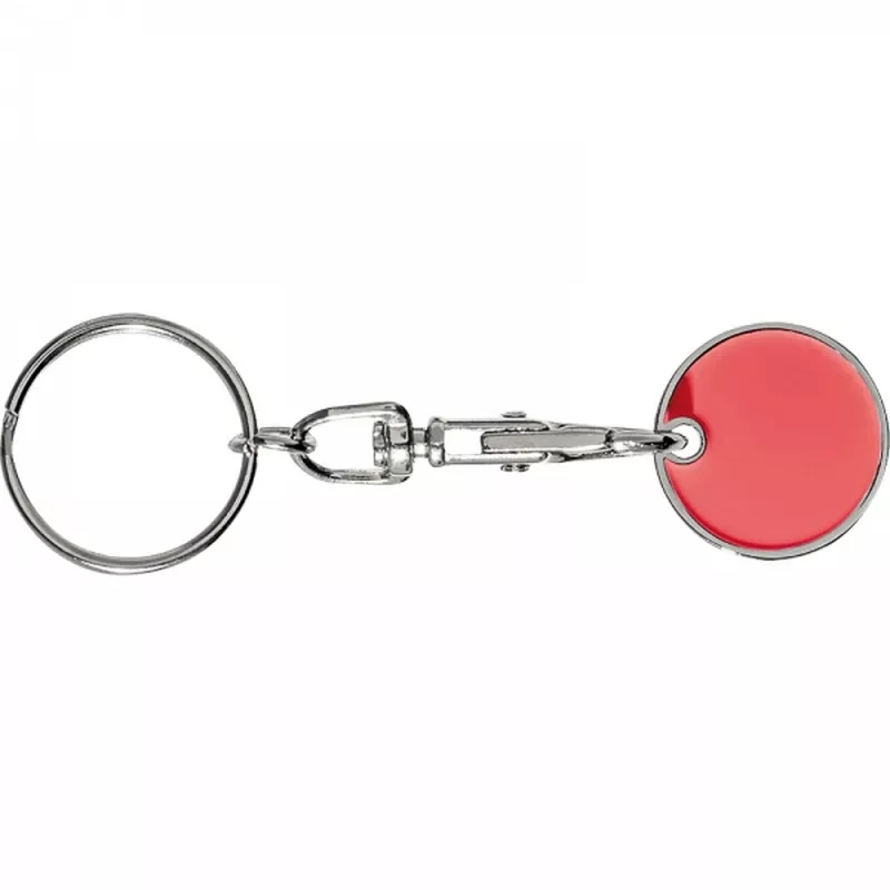 Brelok z żetonem NELLIE - czerwony (9047705)