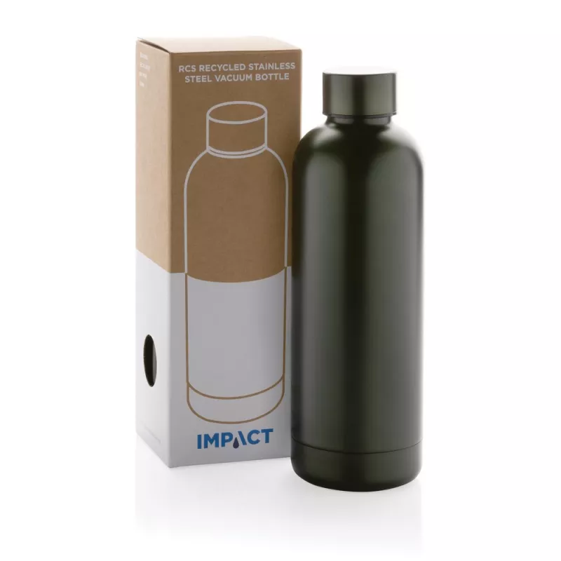 Butelka termiczna 500 ml, stal nierdzewna z recyklingu - zielony (P435.707)