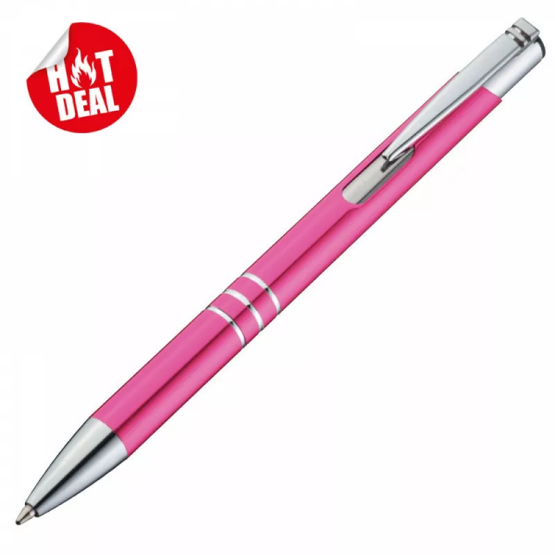 Długopis metalowy anodyzowany - różowy (1333911)