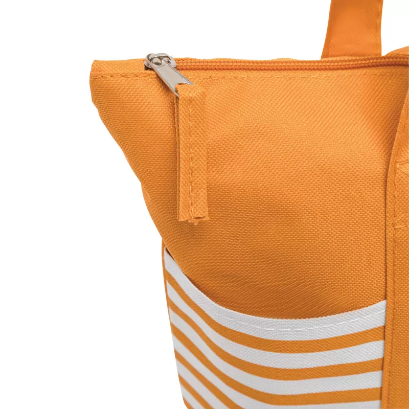 Torba na zakupy - biały, pomarańczowy (56-0820532)