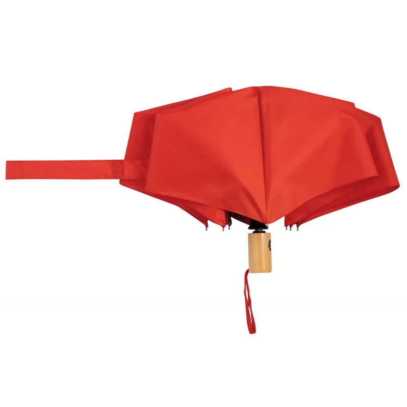 Automatyczny, wiatroodporny parasol kieszonkowy CALYPSO - czerwony (56-0101273)