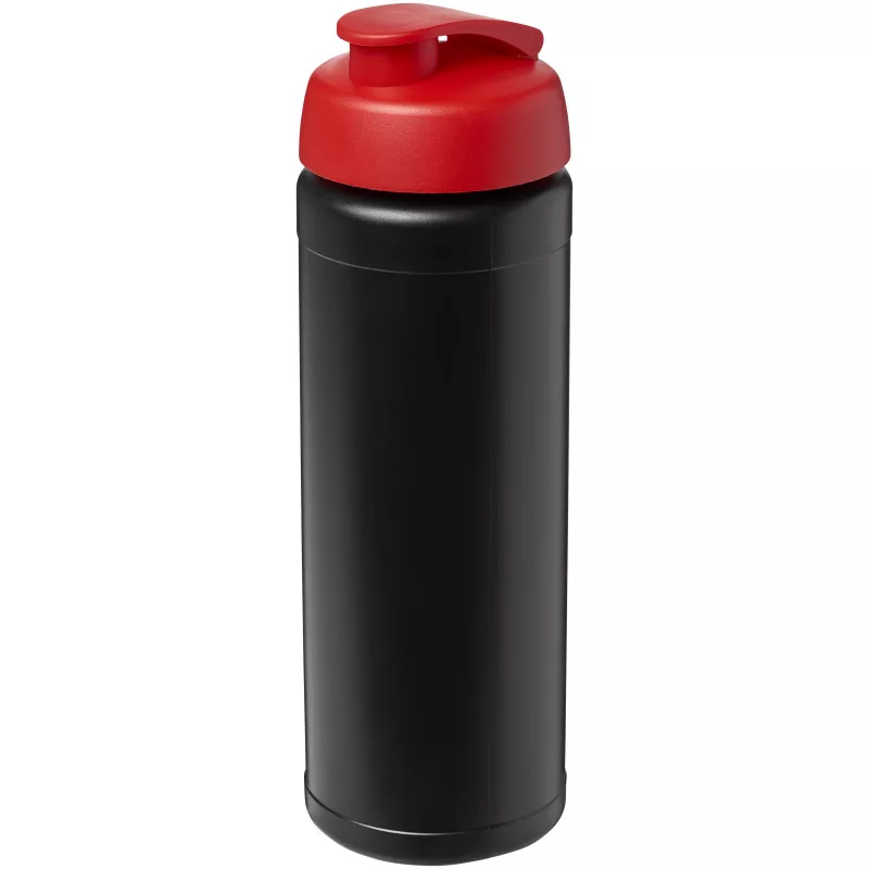 Bidon Baseline® Plus o pojemności 750 ml z wieczkiem zaciskowym - Czarny-Czerwony (21007014)