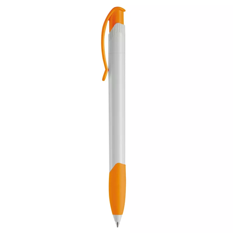 Długopis Apollo (kolor nietransparentny) - biało / pomarańczowy (LT87100-N0126)