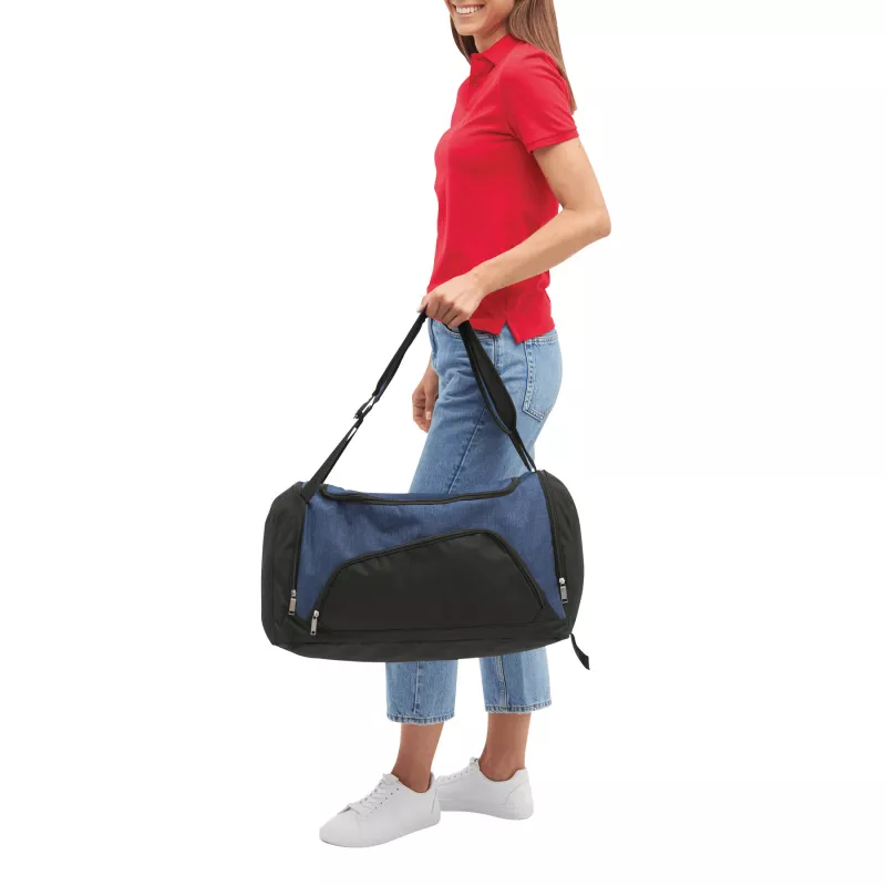 Torba sportowa 2 in 1 - czarny, niebieski (56-0808573)