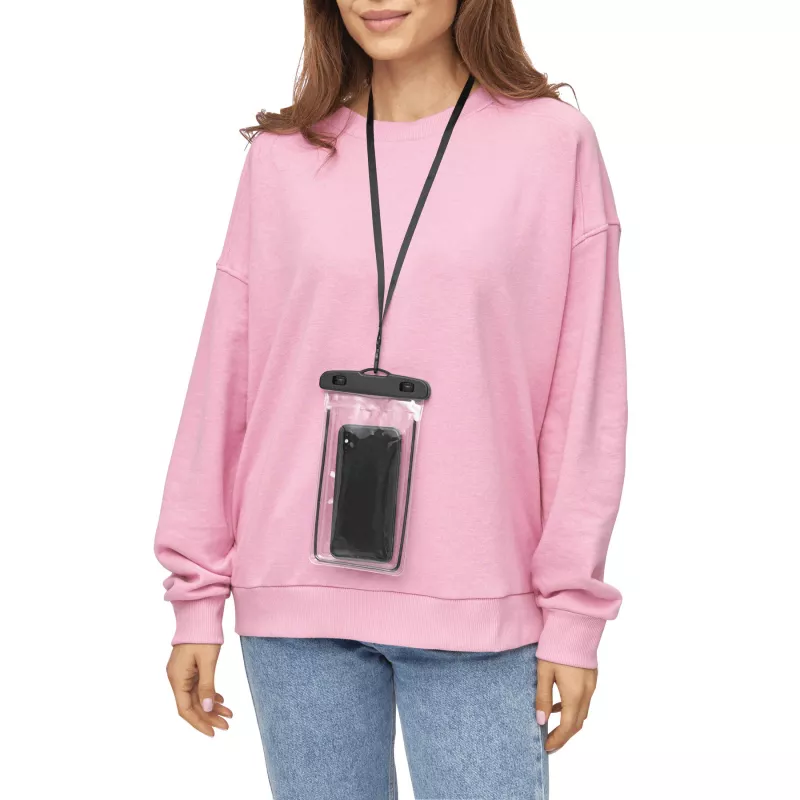 Torebka na telefon DIVER - czarny, transparentny (56-0404925)
