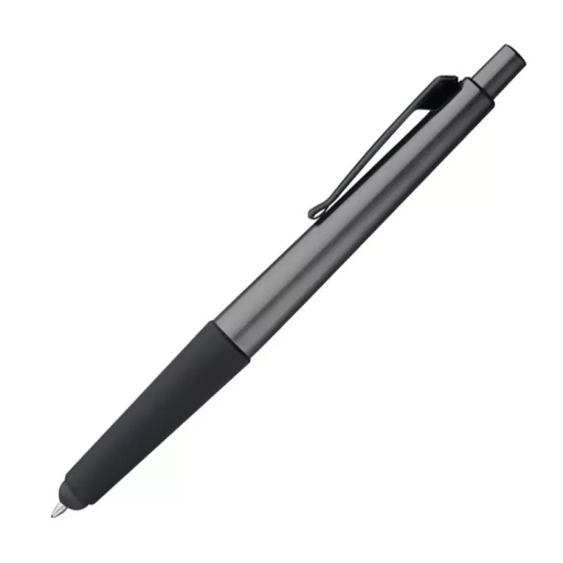 Długopis plastikowy do ekranów dotykowych - ciemnoszary (1888277)