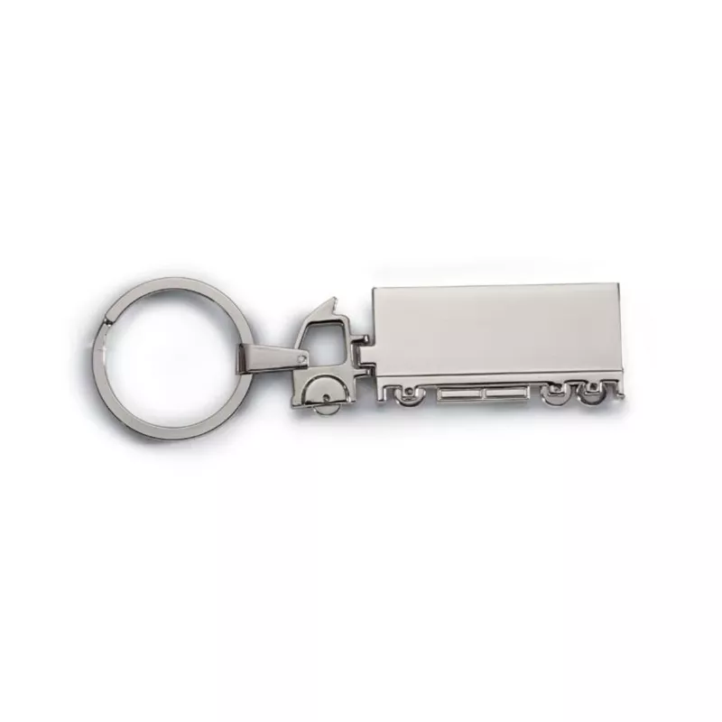 Brelok metalowy w kształcie ciężarówki TRUCKY - Srebrny (KC6300-14)
