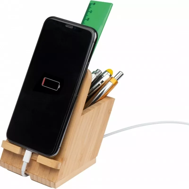 Stojak na telefon FREDERICTON - beżowy (237713)