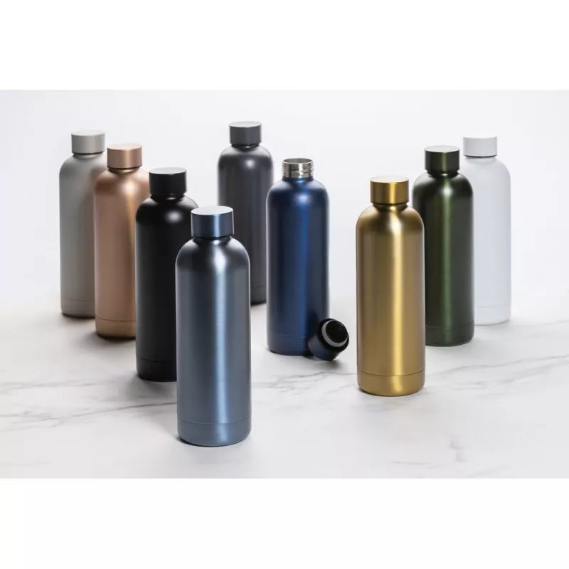 Butelka termiczna 500 ml, stal nierdzewna z recyklingu - golden (P435.706)