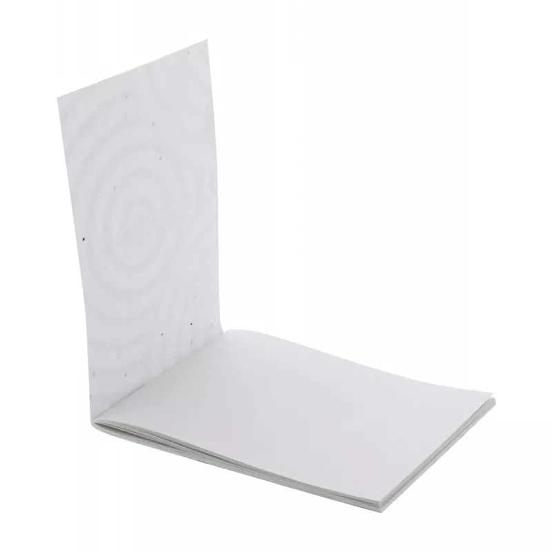 CreaNote Mini Seed niestandardowy notatnik z papieru nasiennego - biały (AP716890)