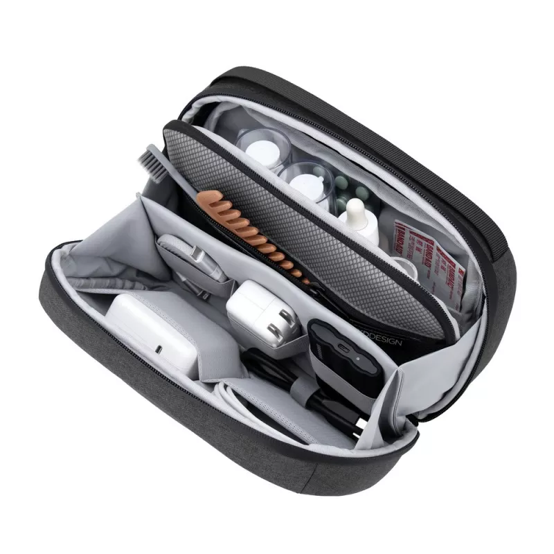 Podróżny futerał na akcesoria - black, grey (P706.3401)