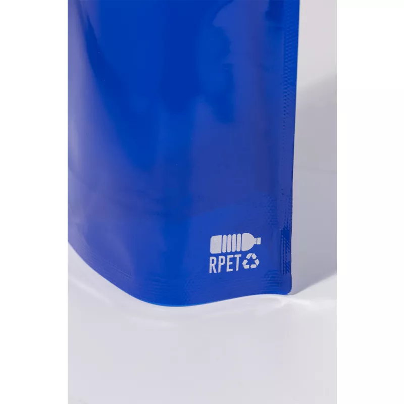 Carabol składana butelka RPET - niebieski (AP800231-06)