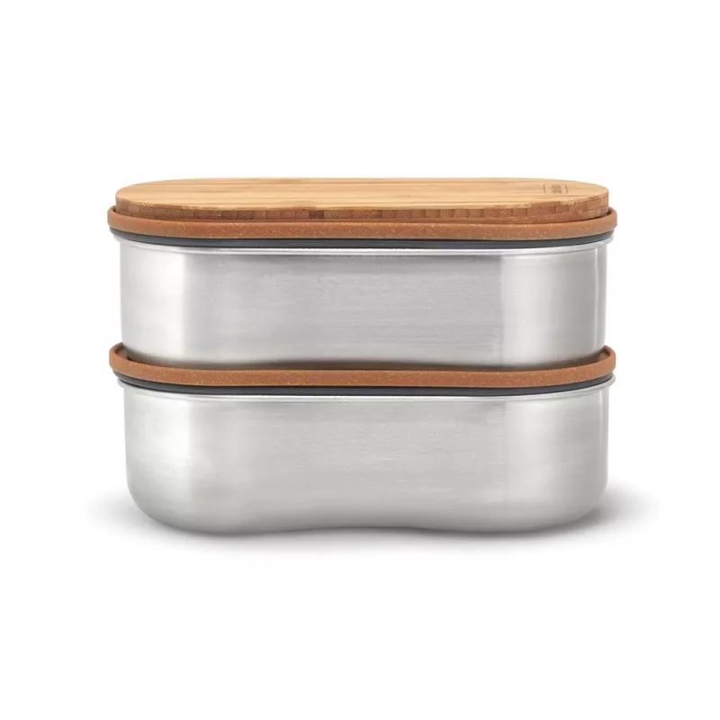 Lunchbox, pudełko śniadaniowe Black+Blum Double Bento - grey (P439.2002)