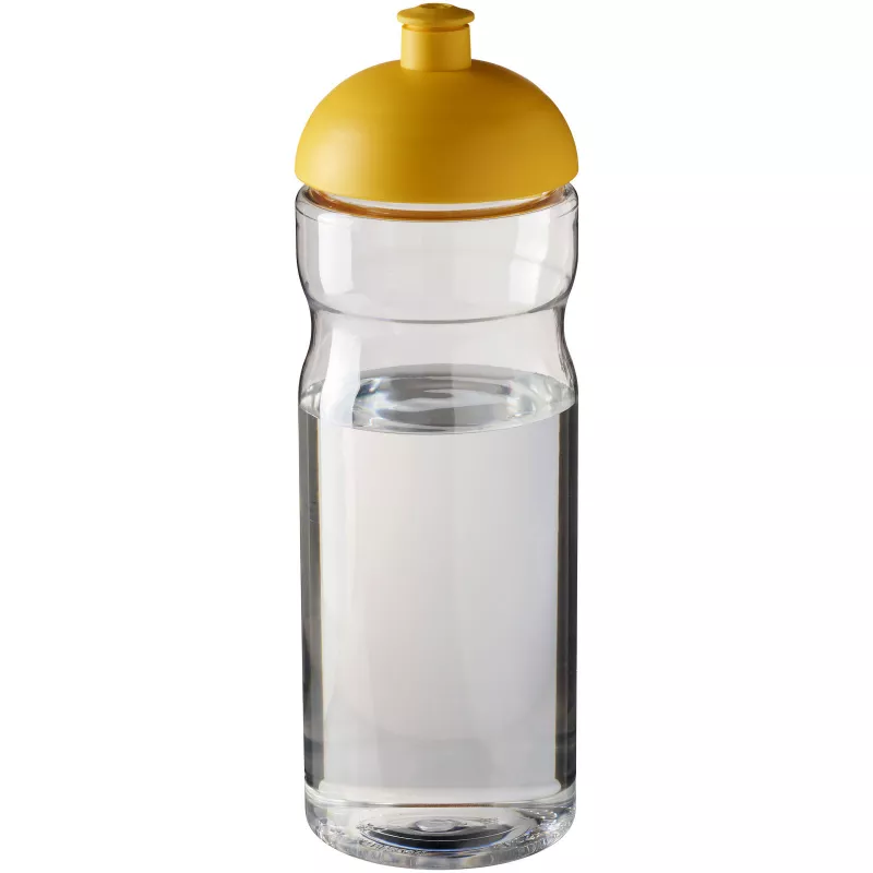 Bidon H2O Base® o pojemności 650 ml z wypukłym wieczkiem - Przezroczysty-Żółty (21004710)