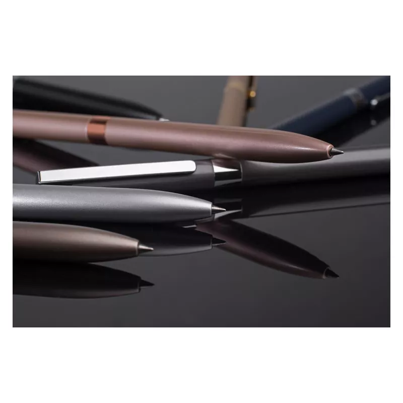 Długopis żelowy GELLE czarny wkład - granatowy (19619-06)