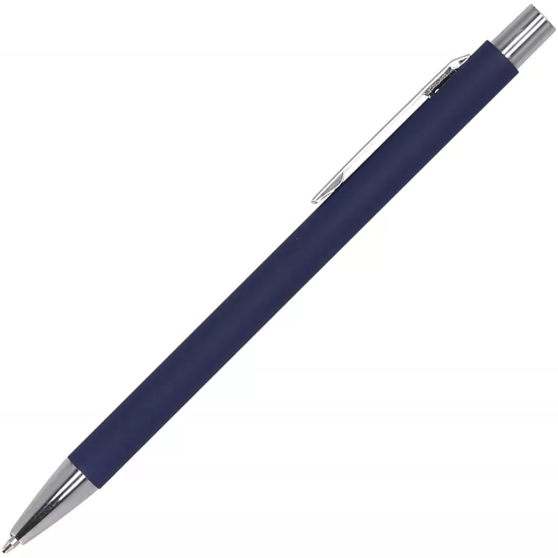 Długopis metalowy soft touch GIORGIO - granatowy (1368044)